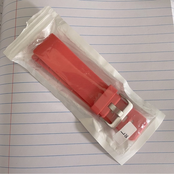 Fitbit Blaze Accessory Band, Large, Coral Pink, Smartwatch Replacement Wristband - Picture 4 of 4